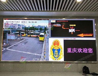 重庆龙头寺火车站室内LED安装