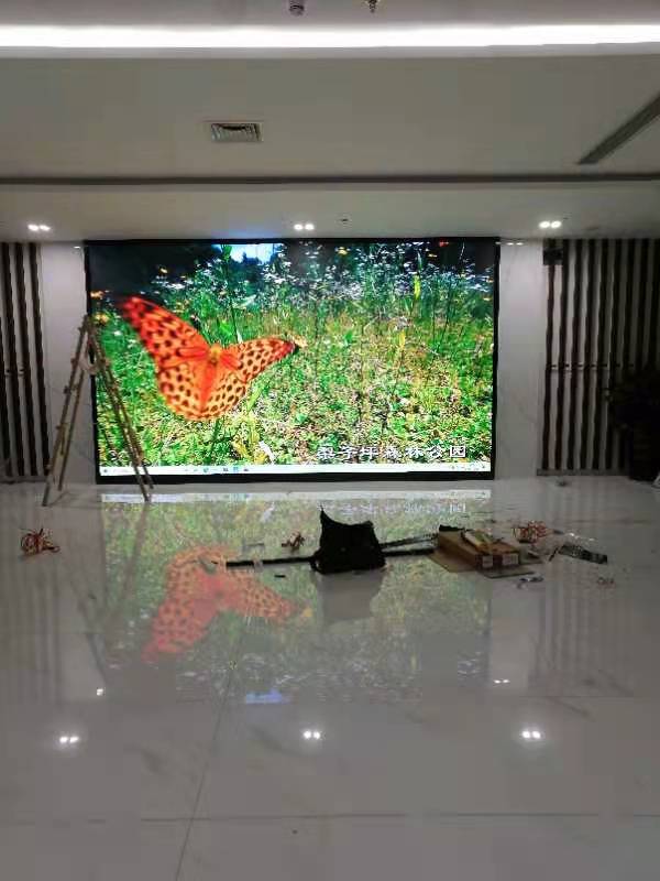 重庆璧山高新技术产业研究院室内LED显示屏安装